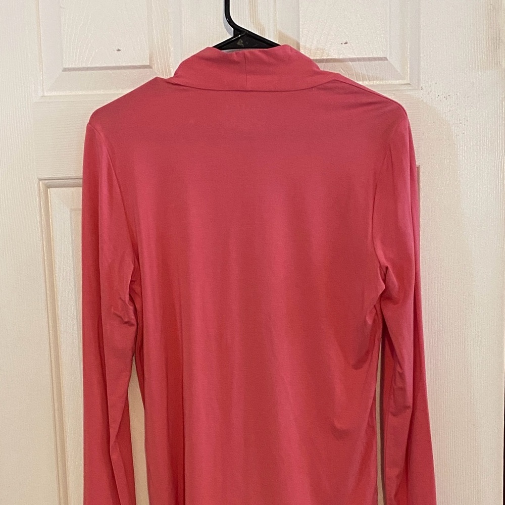 Talbots Pink V-Neck Blouse - Picture 5 of 5